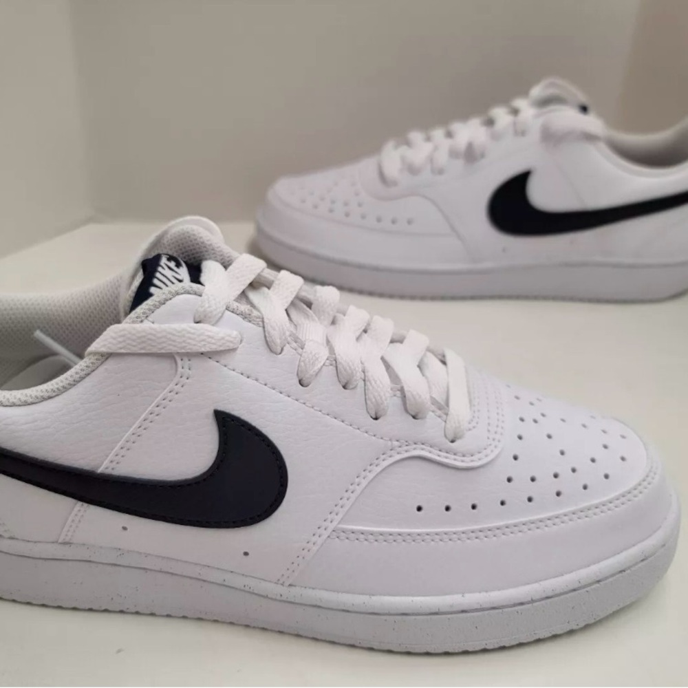 Nike court White and Black Sneakers
